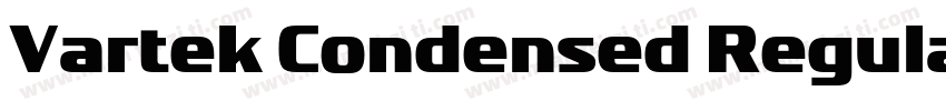 Vartek Condensed Regular字体转换